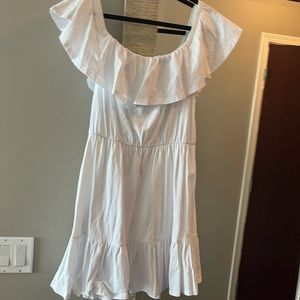 ASOS white off the shoulder sundress